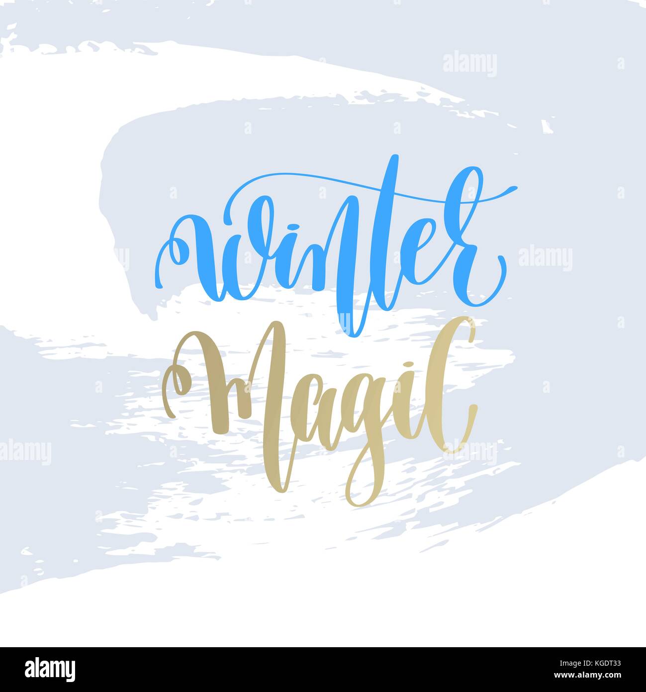Winter Magic Lettering winter magic hand lettering holiday poster Stock Vector Image & Art - Alamy