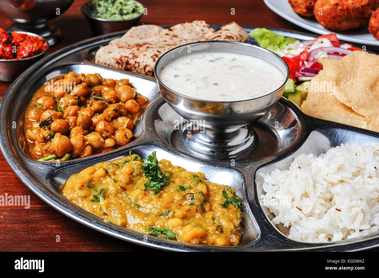 Indian ethnic food Stock Photo Alamy