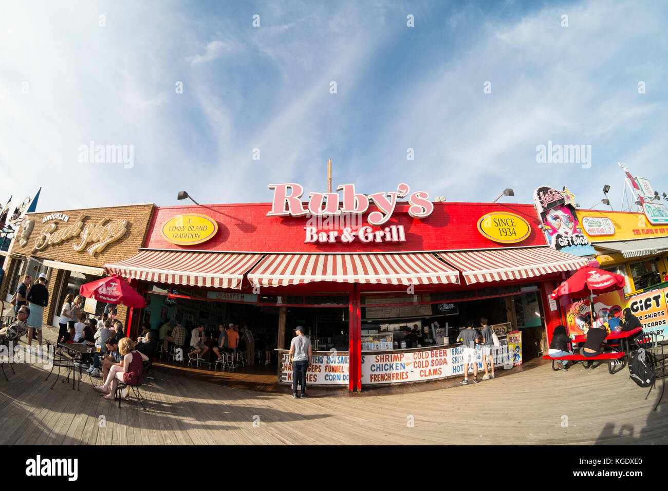 Ruby's Bar and Grill, The Boardwalk, Coney Island,Brooklyn, New York