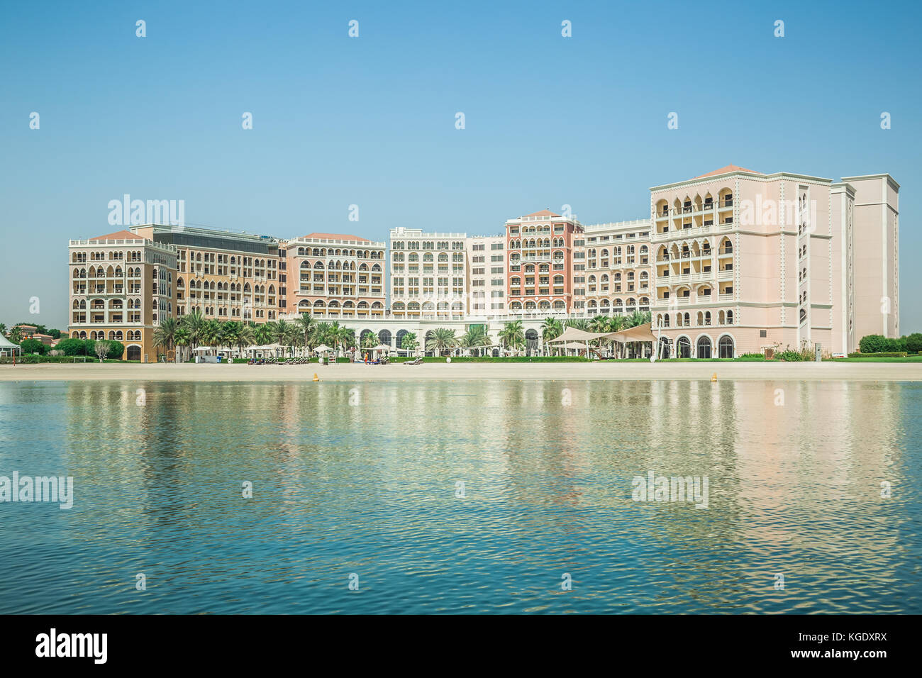 Abu Dhabi, United Arab Emirates, June 10, 2017; Ritz Carlton Hotel. Stock Photo