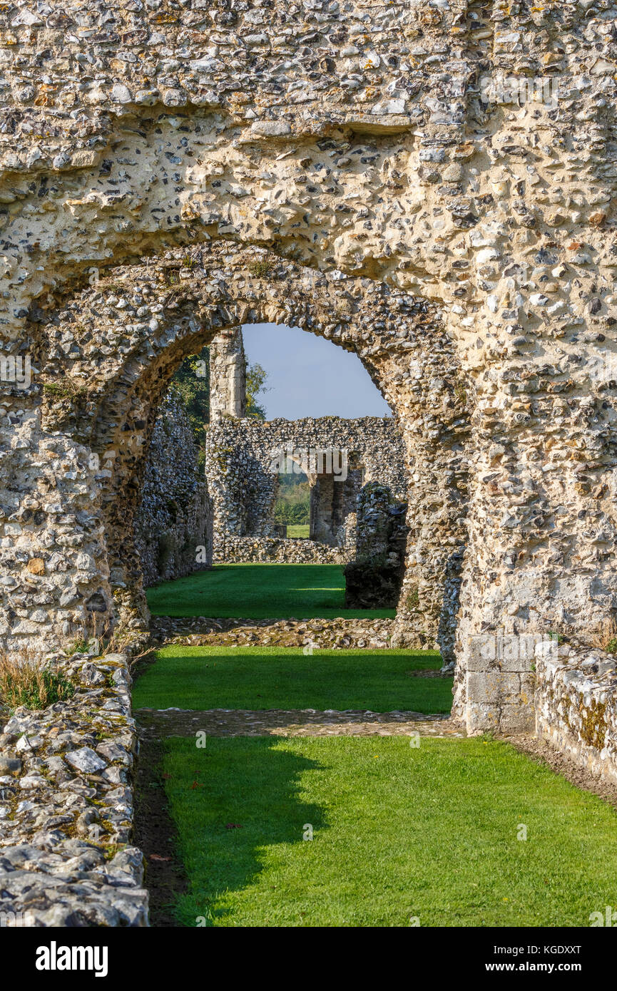Warenne cluniac priory castle acre hi-res stock photography and images ...