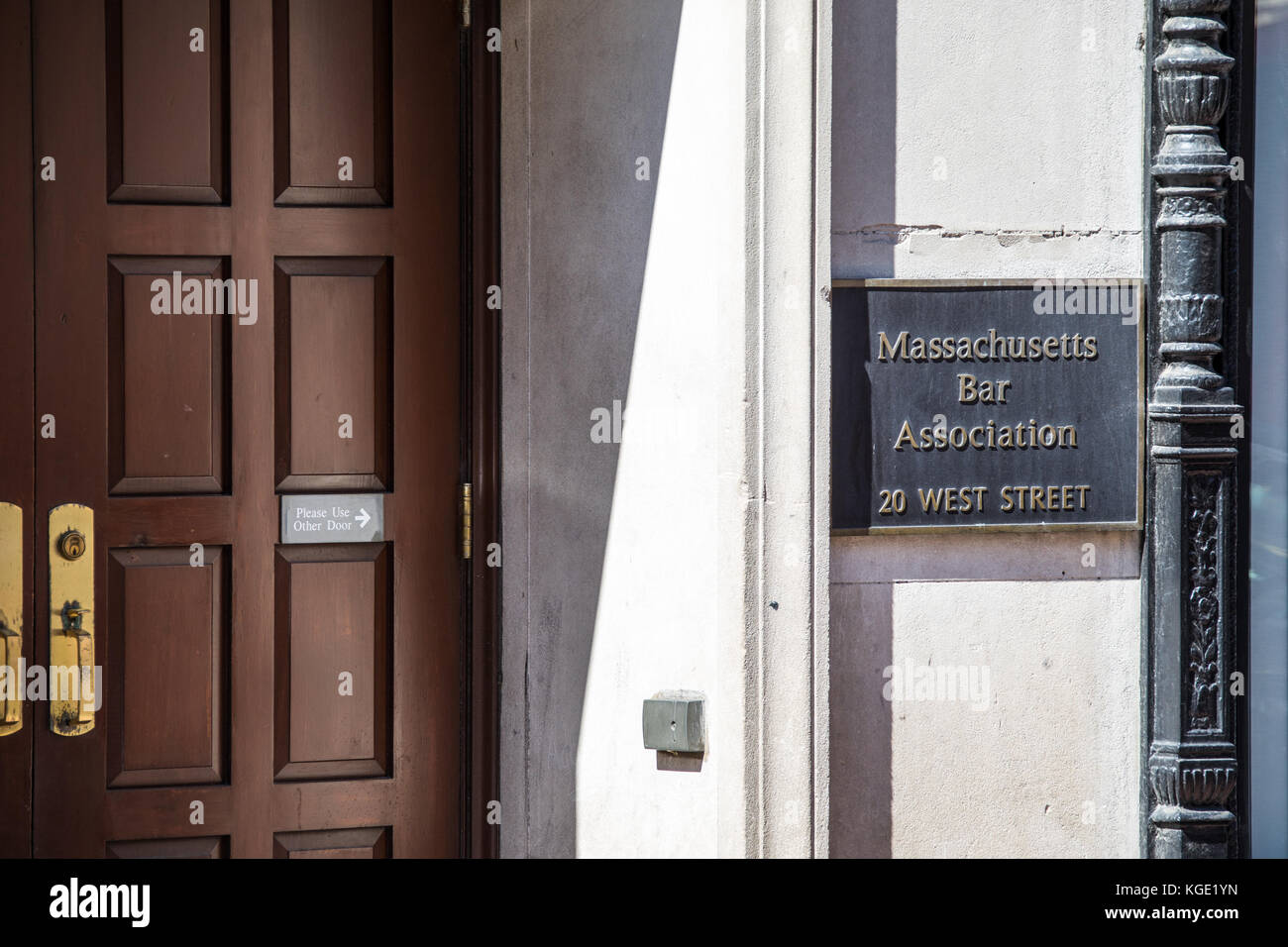 Massachusetts Bar Association, Boston, Massachusetts, USA Stock Photo