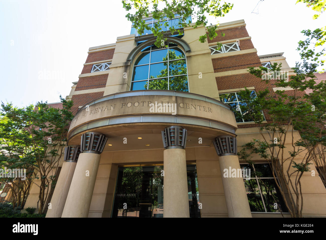 Kenan Memorial Stadium at the University of North Carolina at Chapel Hill in Chapel Hill, North Carolina.  Built in 1928. Stock Photo