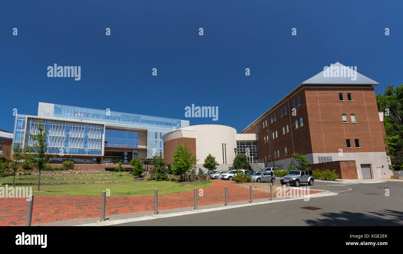Genome Sciences Building at the University of North Carolina at Chapel Hill in Chapel Hill, North Carolina.  Built in 2012. Stock Photo