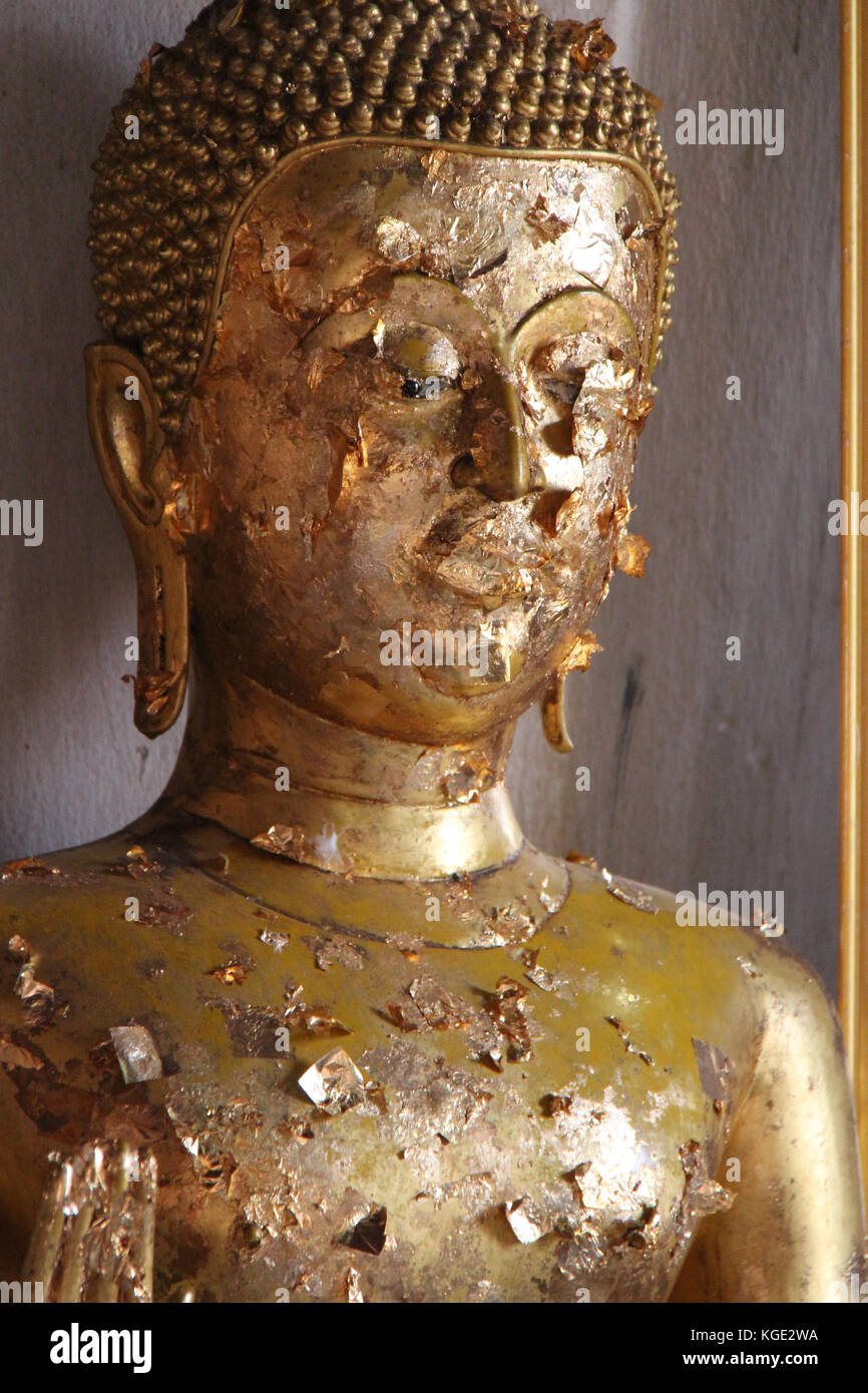 In a buddhist temple (Wat Phra Si Rattana Mahathat) in Chalieng (Thailand) Stock Photo