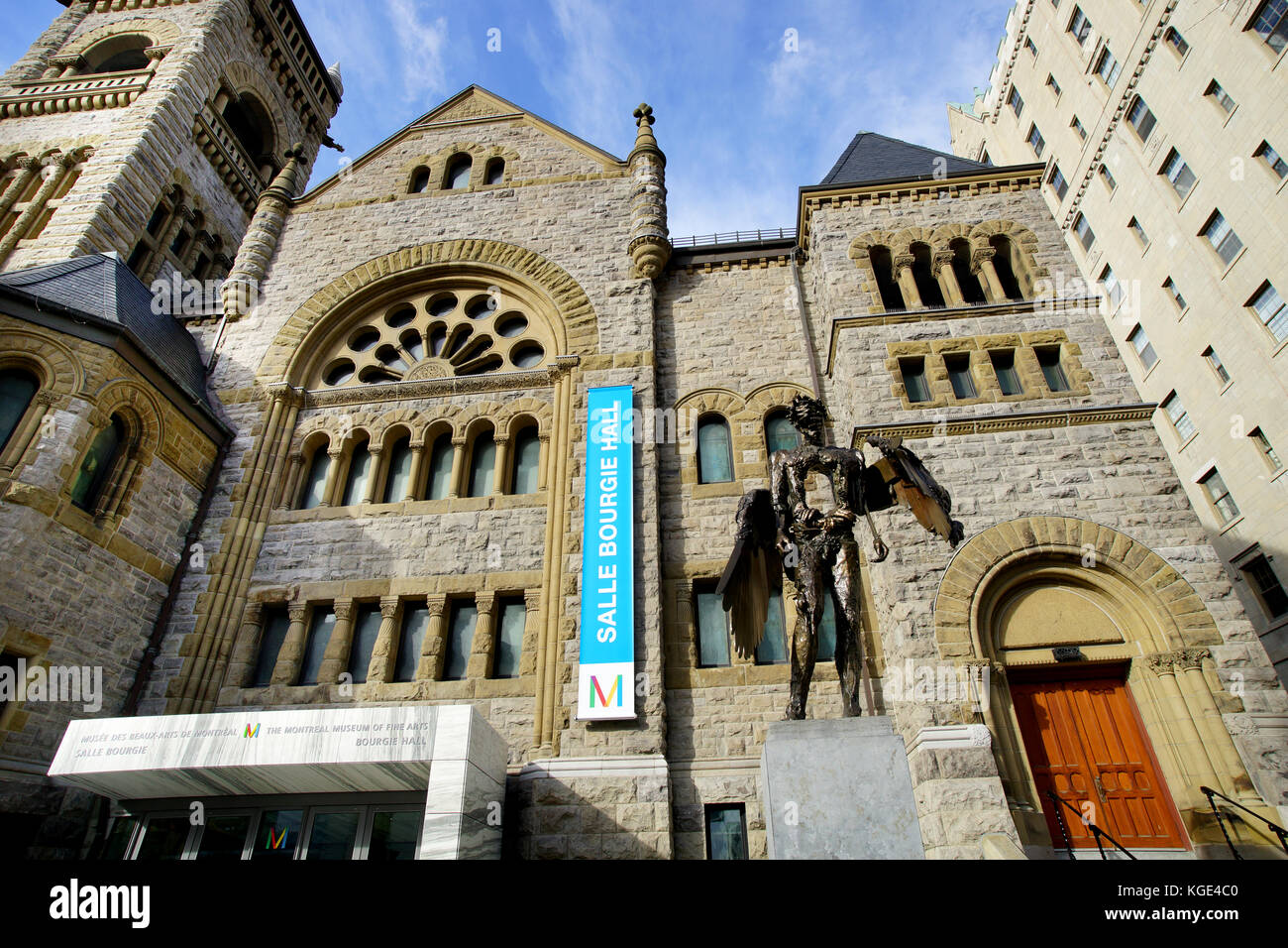 Montreal,Canada,7 November,2017.Part of the Montreal Museum of Fine Arts the Bourgie concert hall on Sherbrooke street.Credit:Mario Beauregard/Alamy L Stock Photo