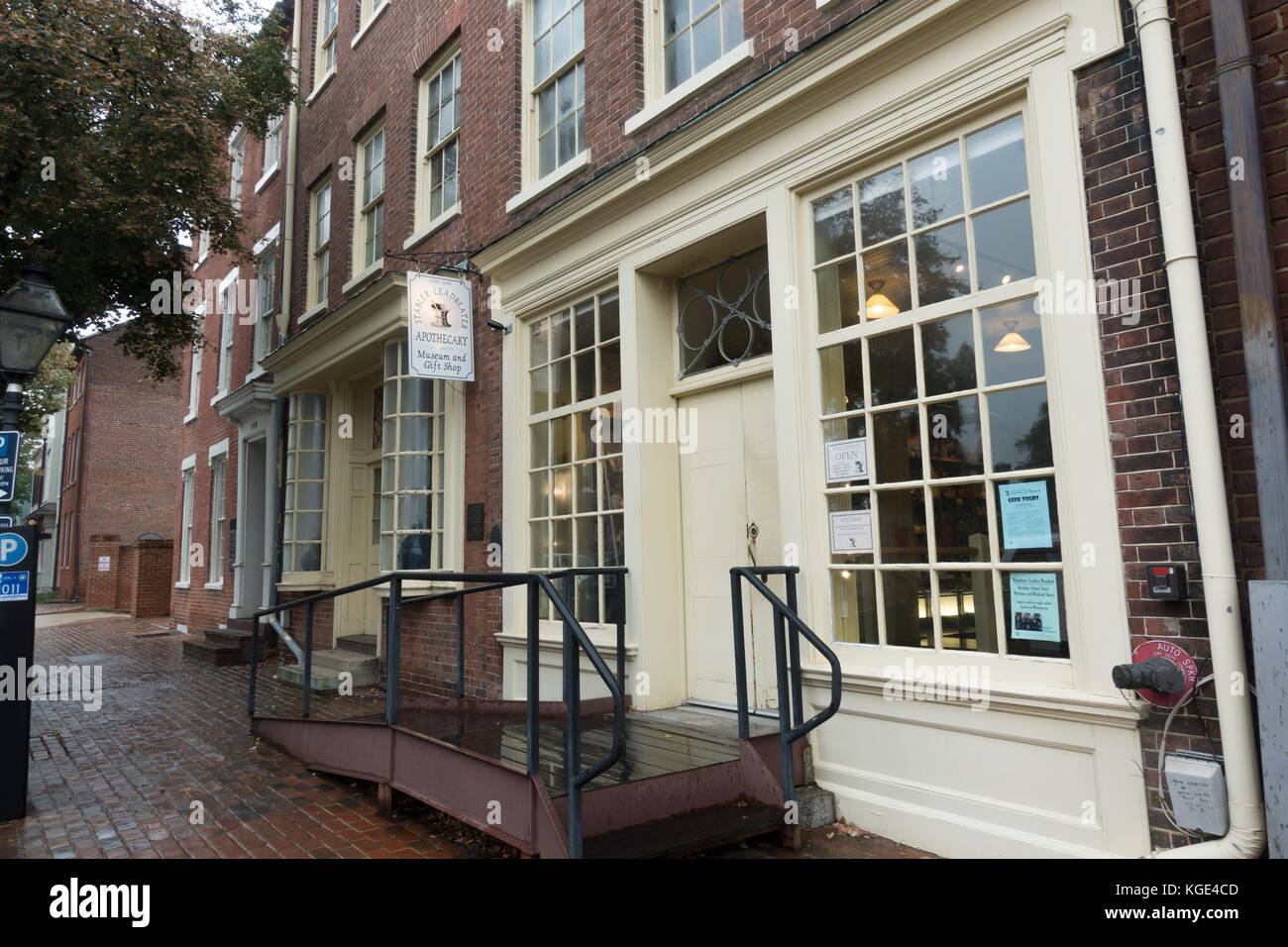 The Stabler-Leadbeater Apothecary Museum and Gift Shop, Alexandria, Virginia, United States. Stock Photo