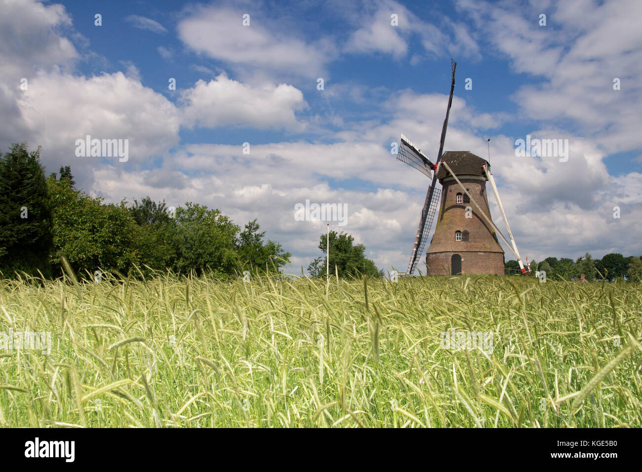 Windmill the Piepermolen Stock Photo
