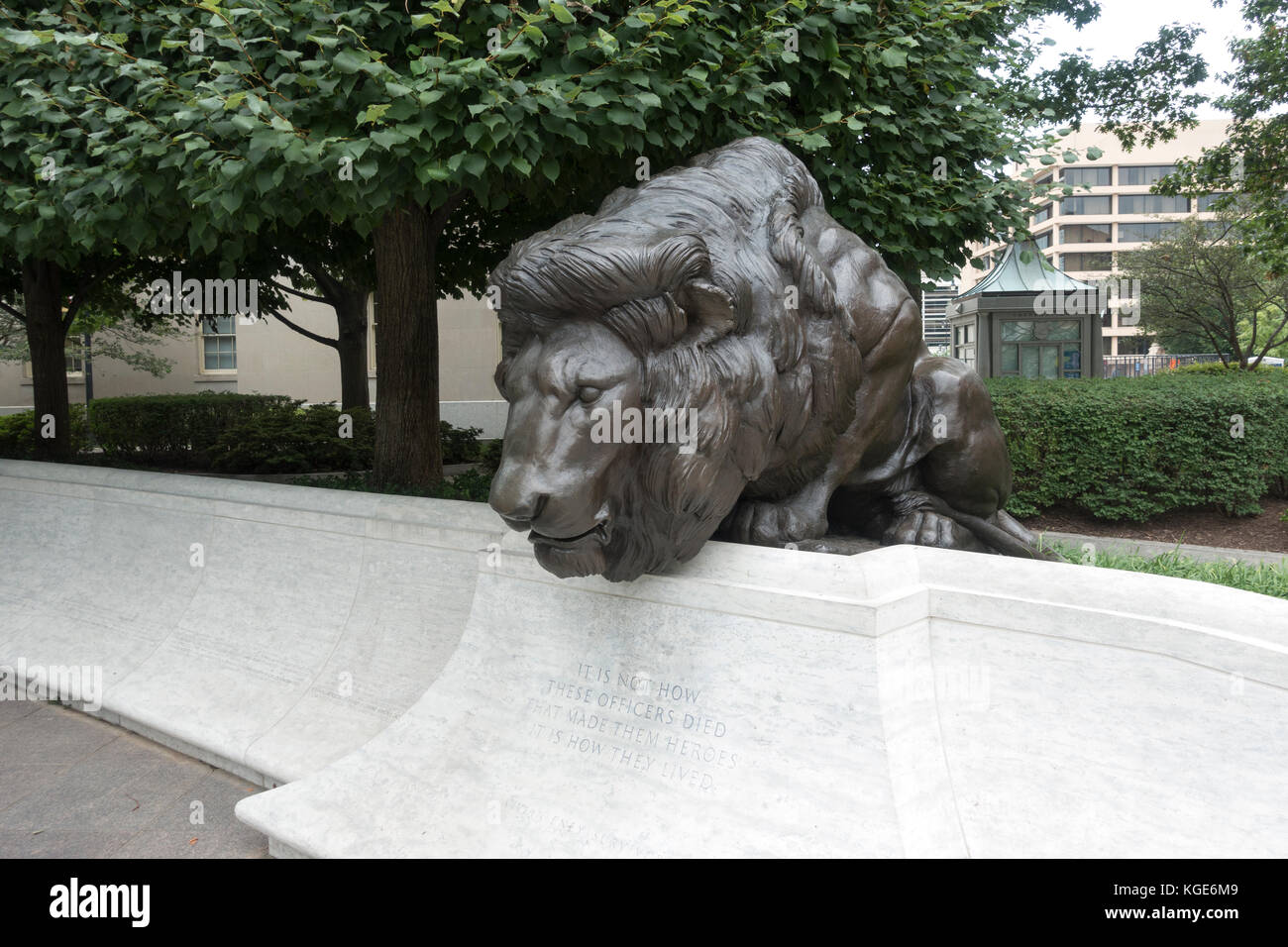 The National Law Enforcement Officers Memorial Stock Photo