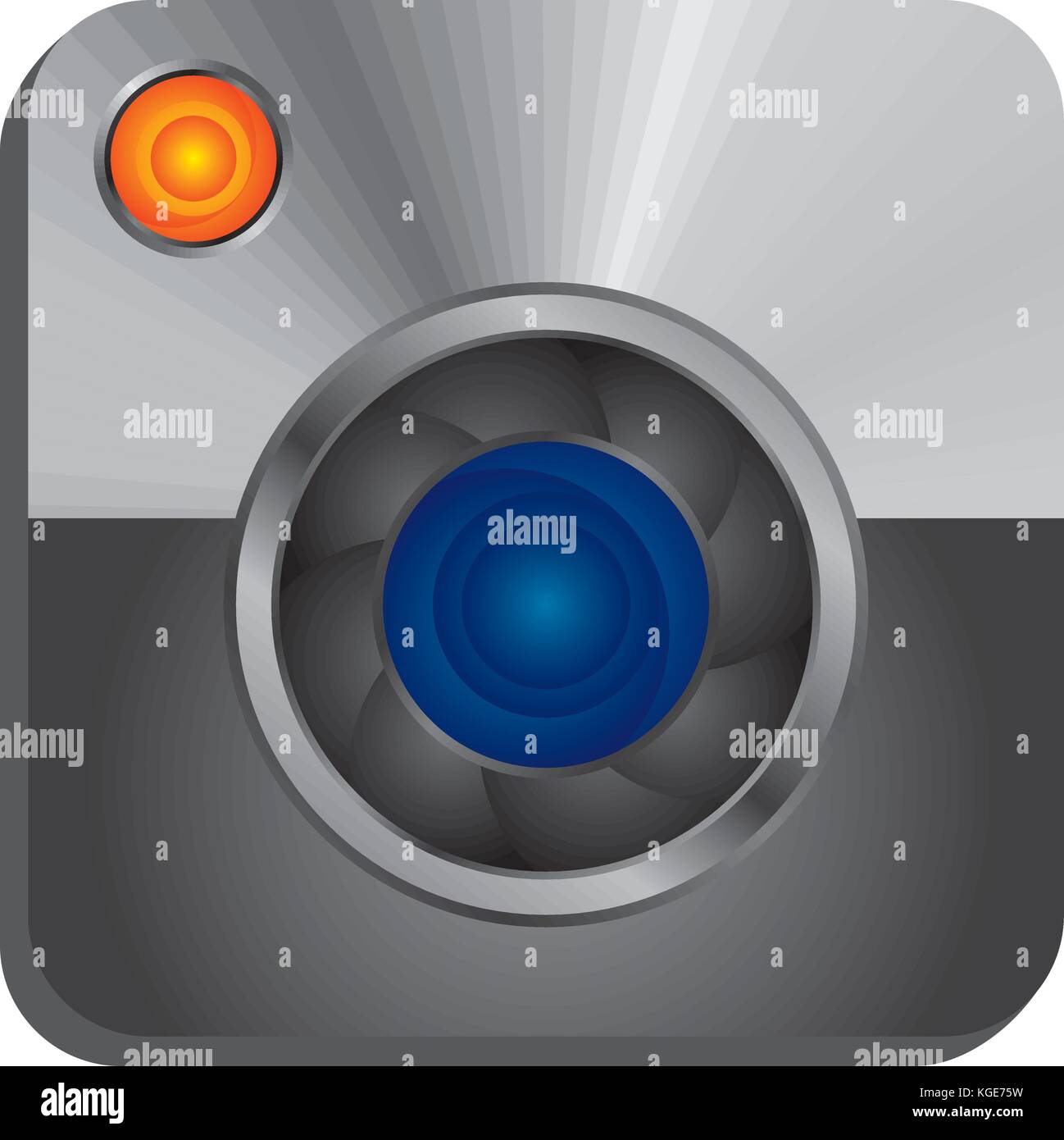 media interface camera vector graphic art illustration Stock Vector ...