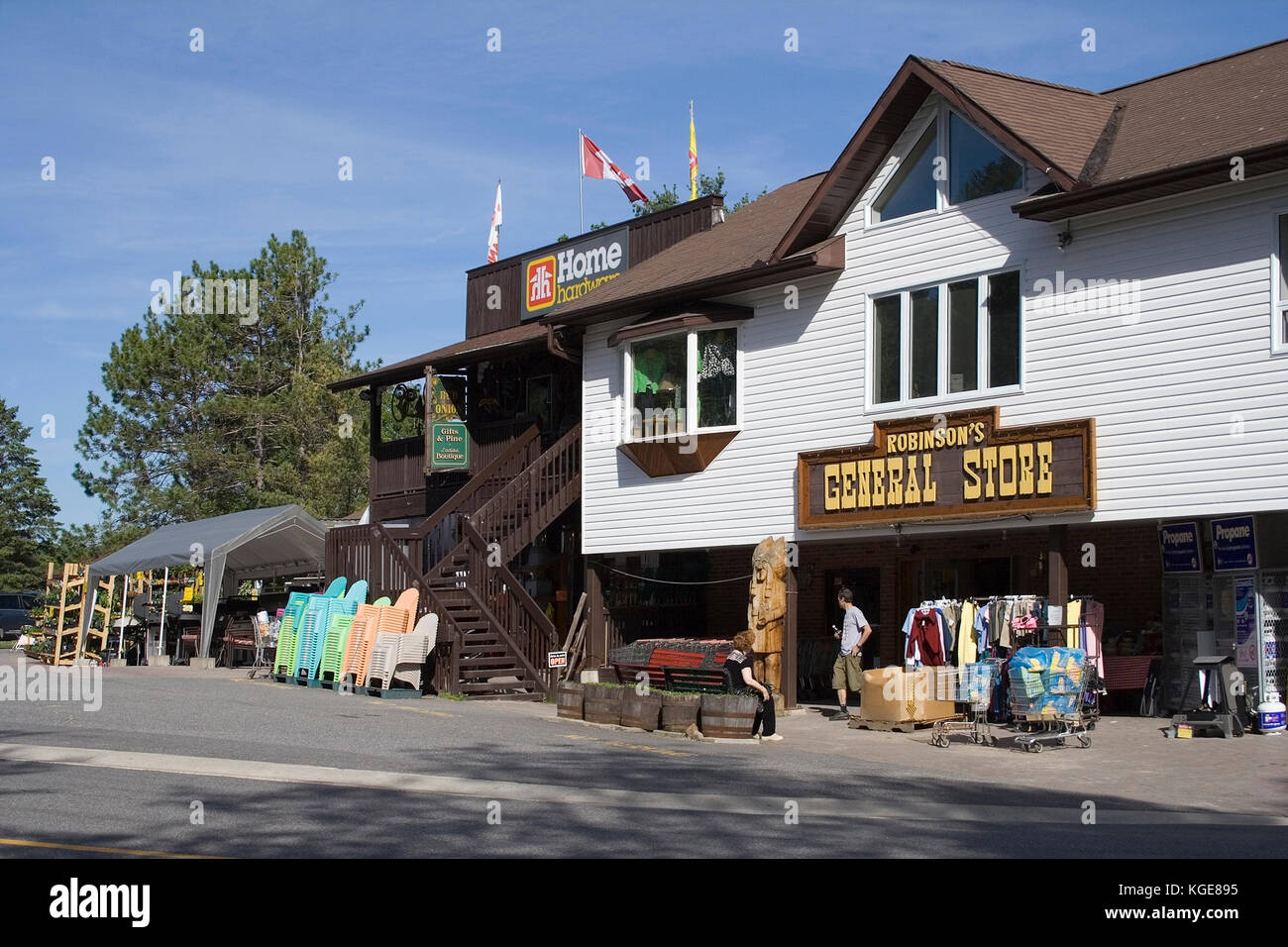 Architecture Rural Ontario Dorset Stock Photo Alamy