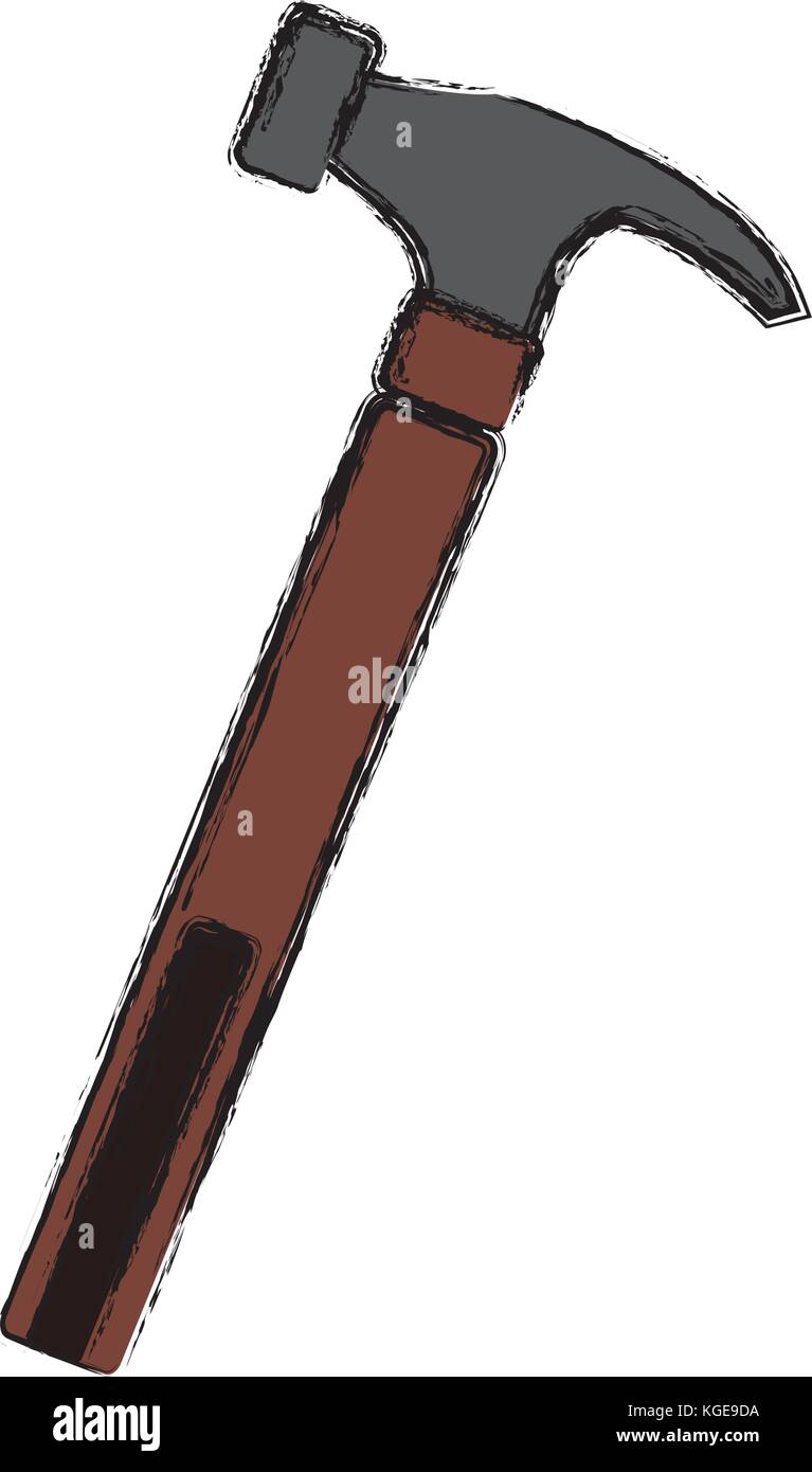 Hammer construction tool Stock Vector Image & Art - Alamy