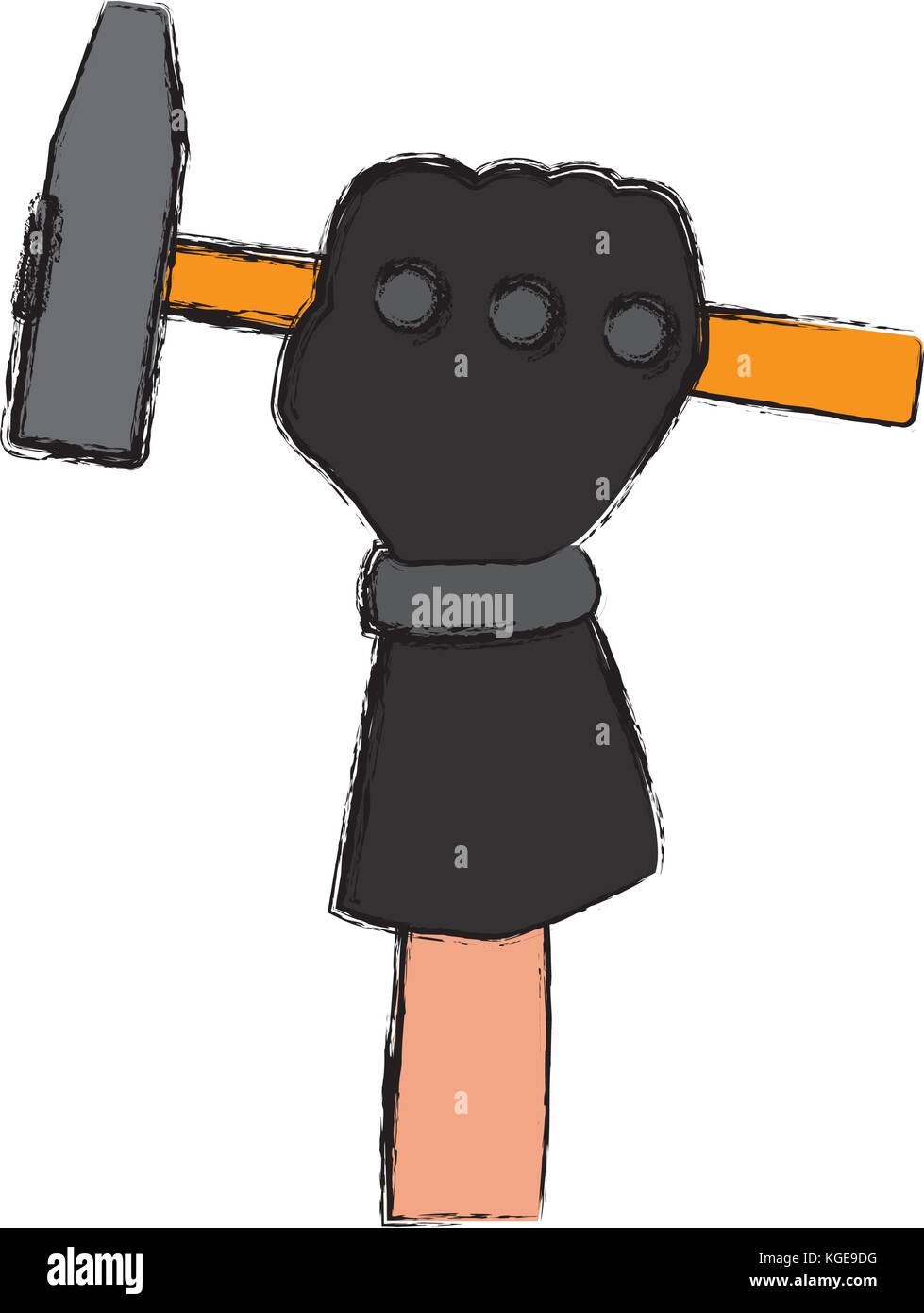 Mallet construction tool Stock Vector Image & Art Alamy