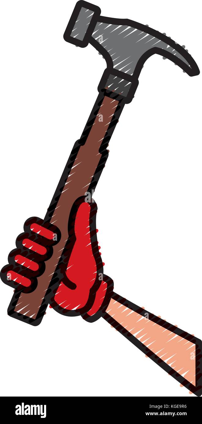 Hammer construction tool Stock Vector Image & Art - Alamy