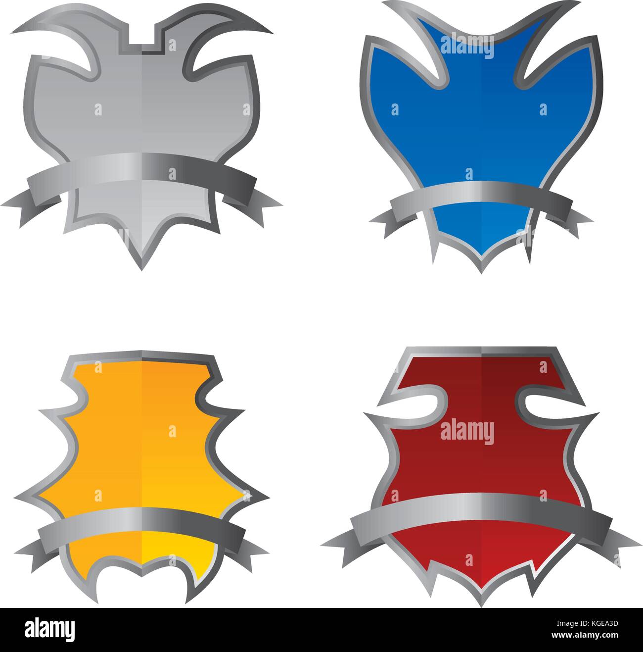 art shield vector graphic art design illustration Stock Vector Image ...
