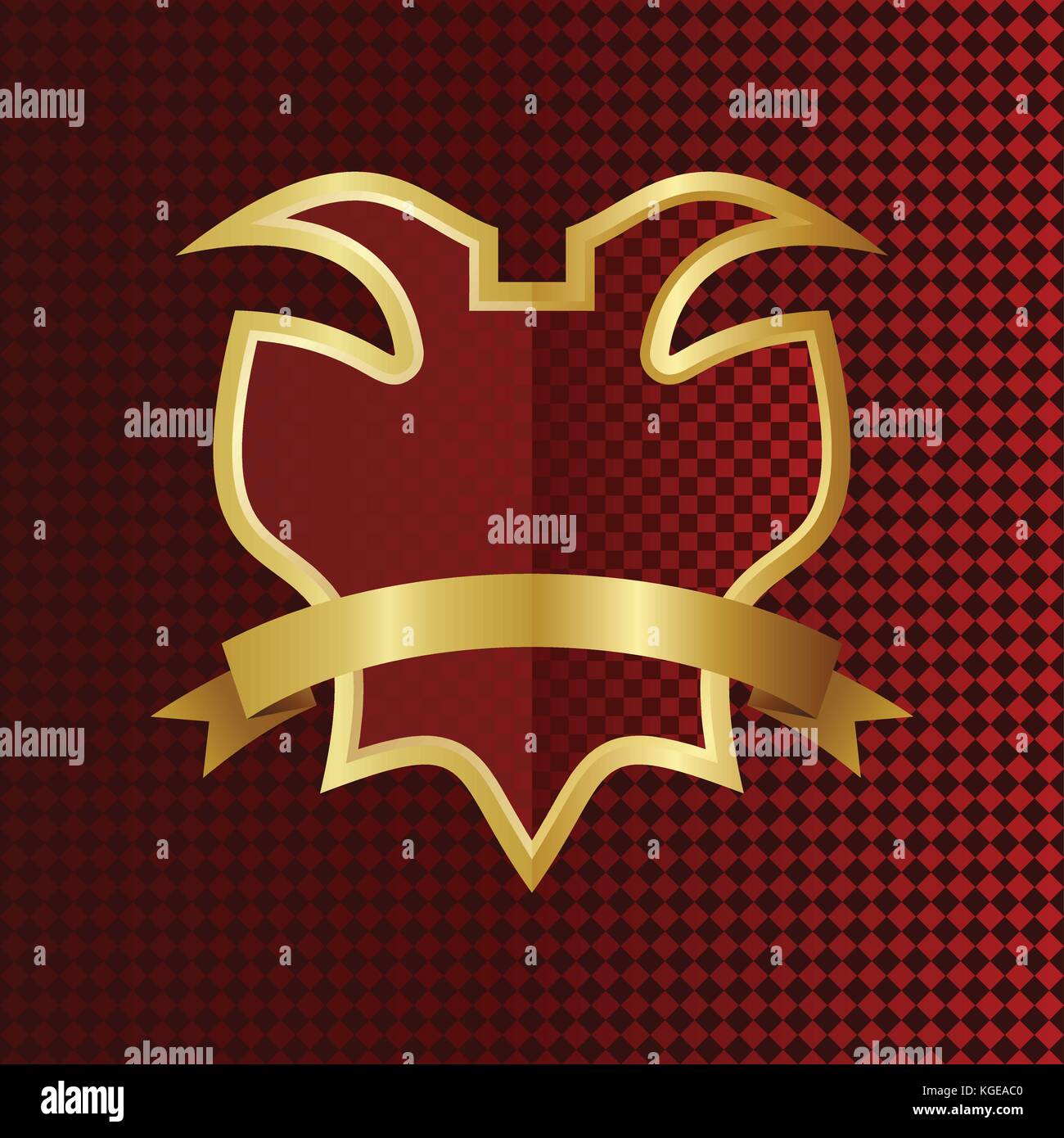 art shield vector graphic art design illustration Stock Vector Image ...