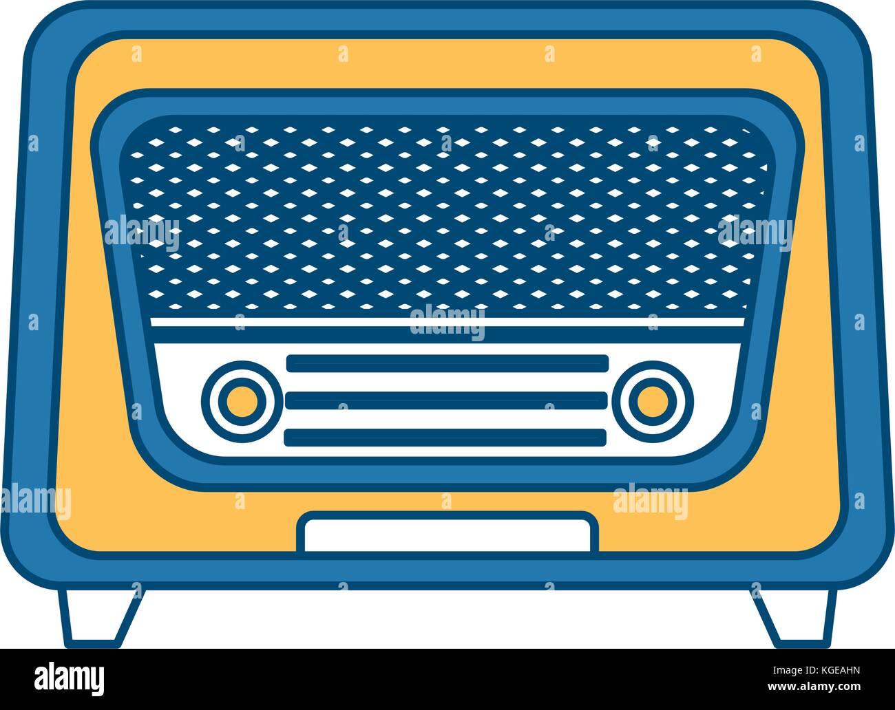 Vintage radio stereo Stock Vector Image & Art - Alamy