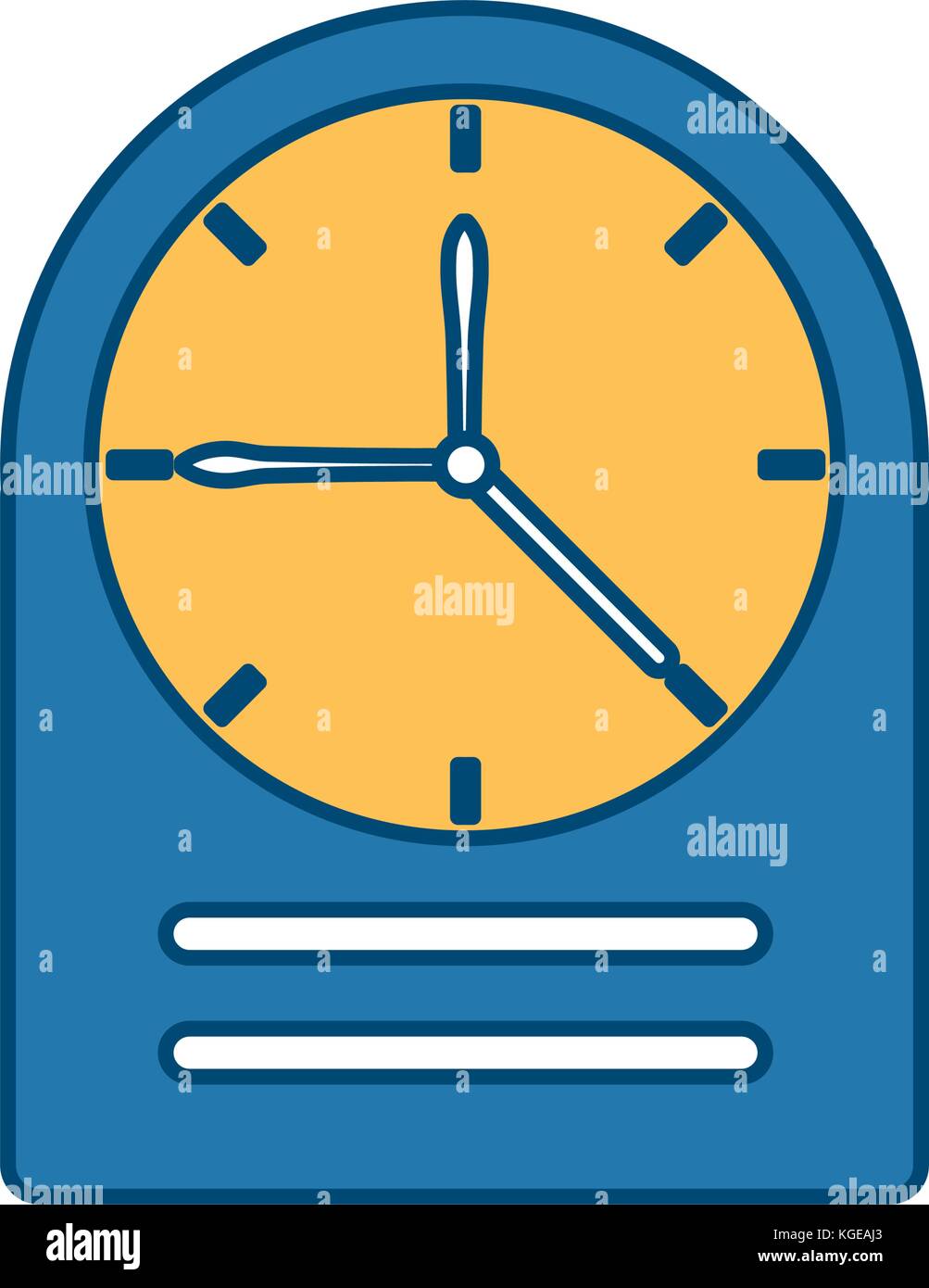 Vintage clock isolated Stock Vector Image & Art - Alamy