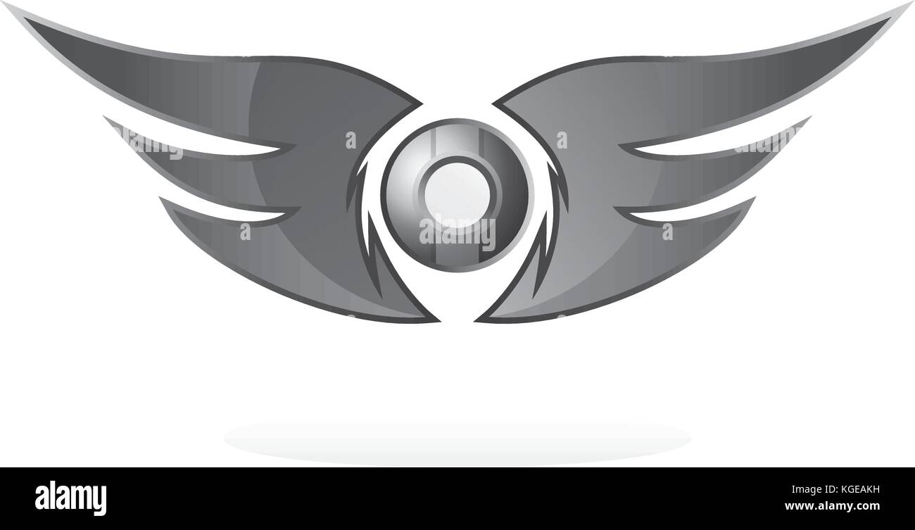 wing art vector graphic art design illustration Stock Vector Image ...