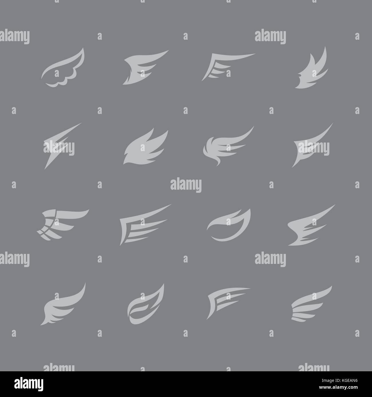 wing art vector graphic art design illustration Stock Vector Image ...