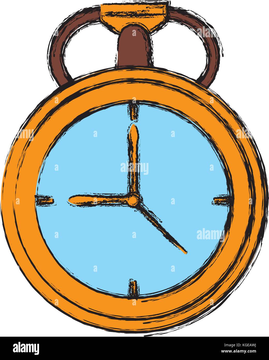 Vintage hand clock Stock Vector Image & Art Alamy