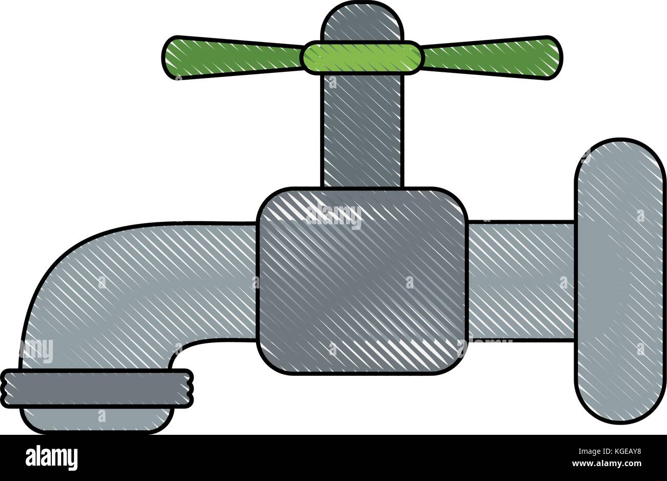 Water tap isolated Stock Vector Image & Art Alamy