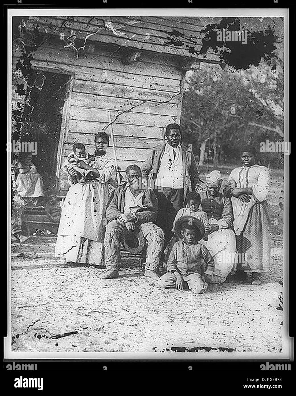 Four generations of a slave family, Smith's Plantation, Beaufort, South