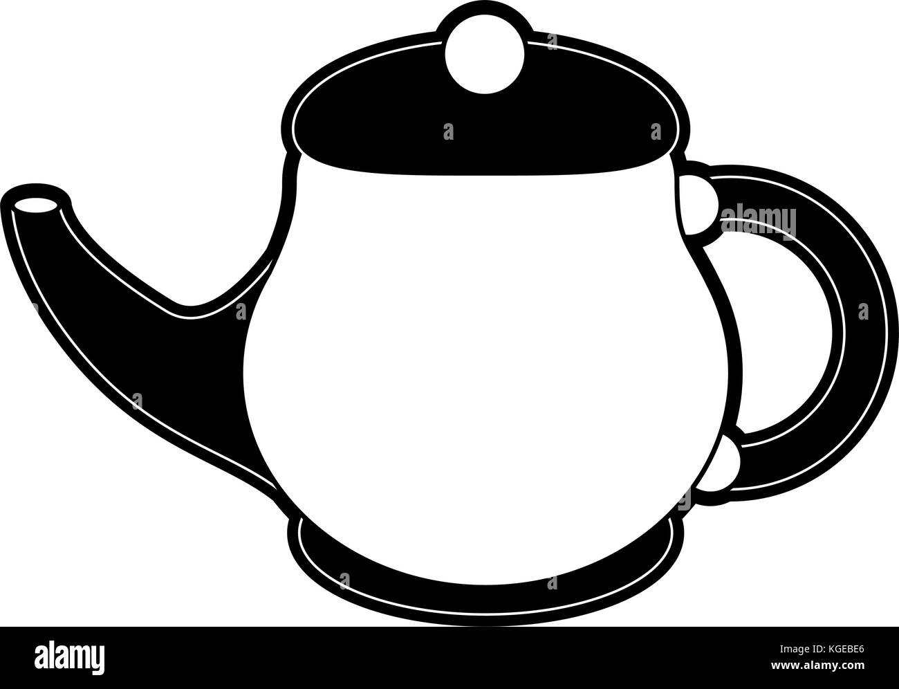 Porcelain tea jug Stock Vector Image & Art Alamy