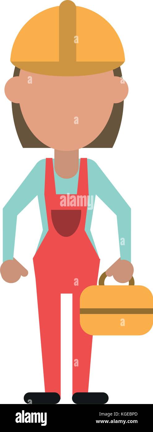 Woman construction worker Stock Vector Image & Art - Alamy