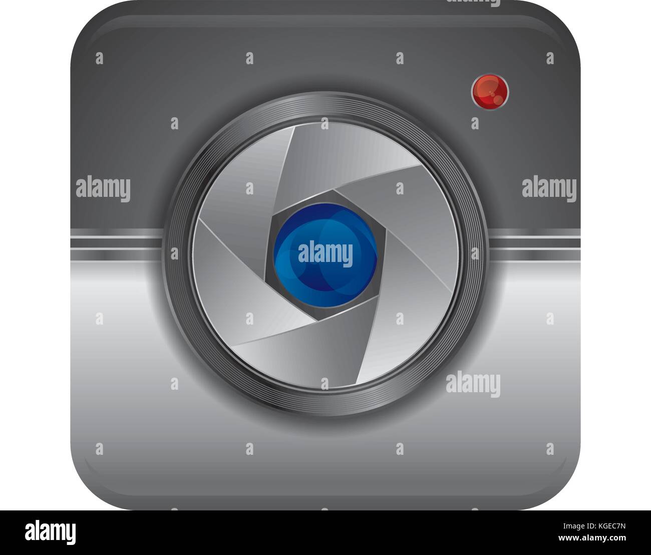 media interface camera vector graphic art illustration Stock Vector ...