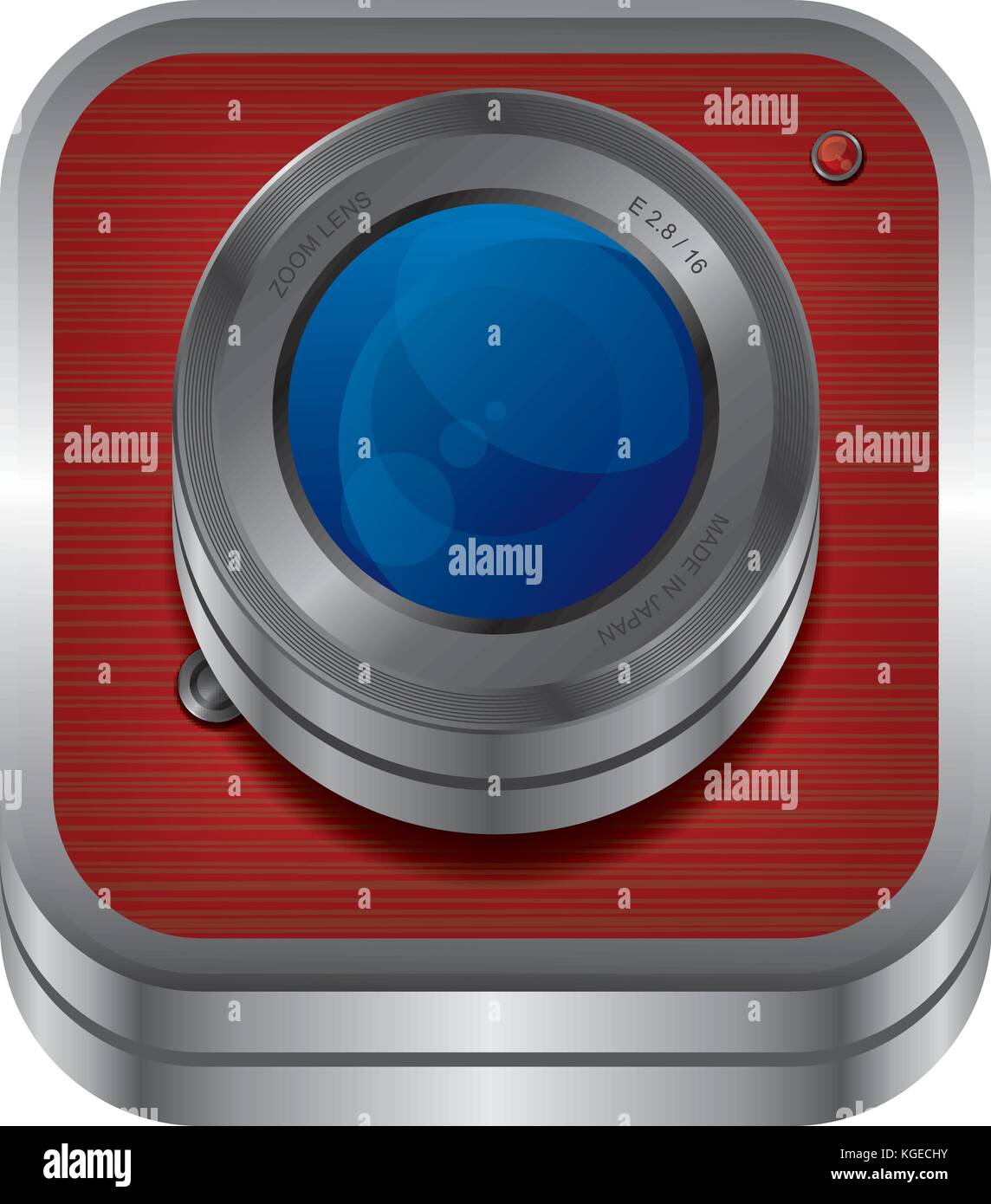 media interface camera vector graphic art illustration Stock Vector ...