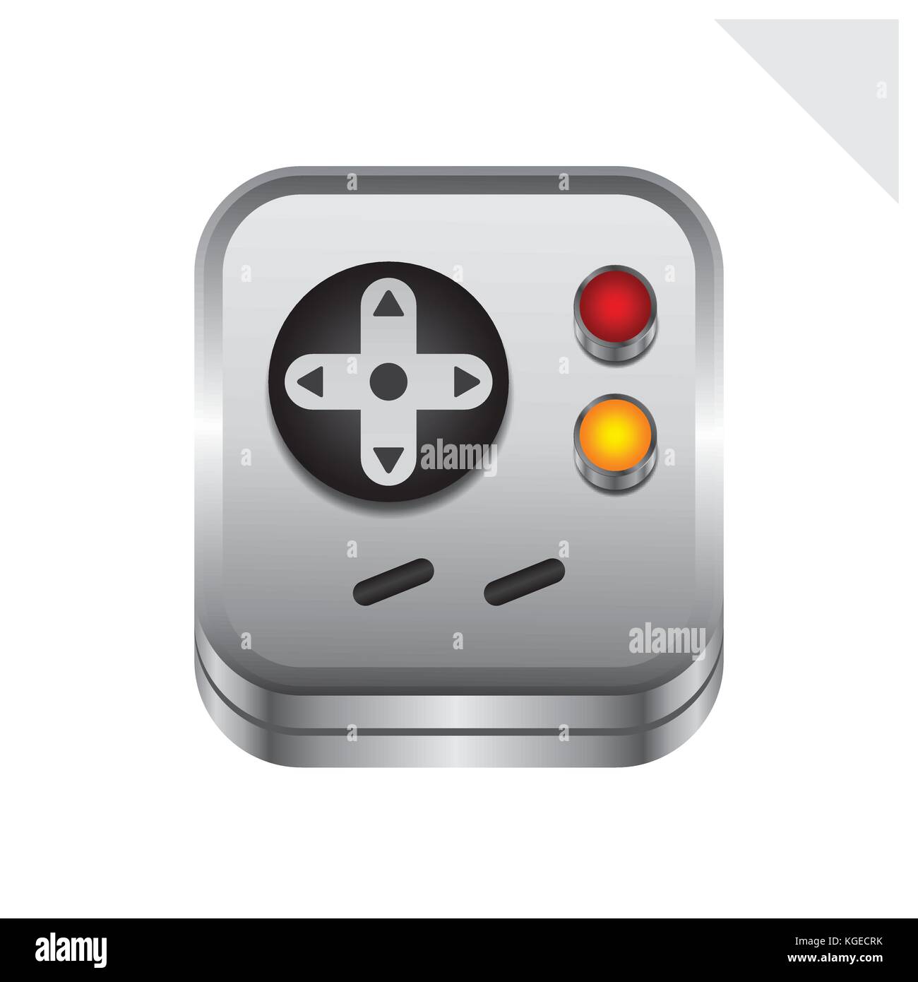 game console icon button theme vector graphic art design illustration ...