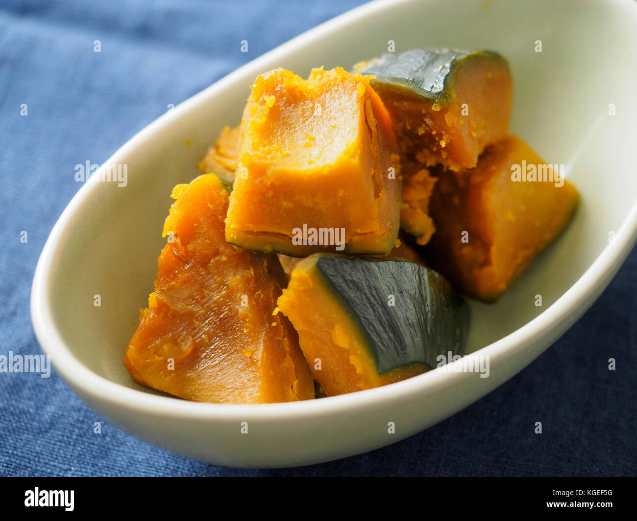 Simmered pumpkin Stock Photo
