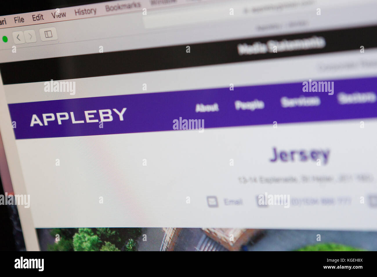 Appleby Jersey Stock Photo