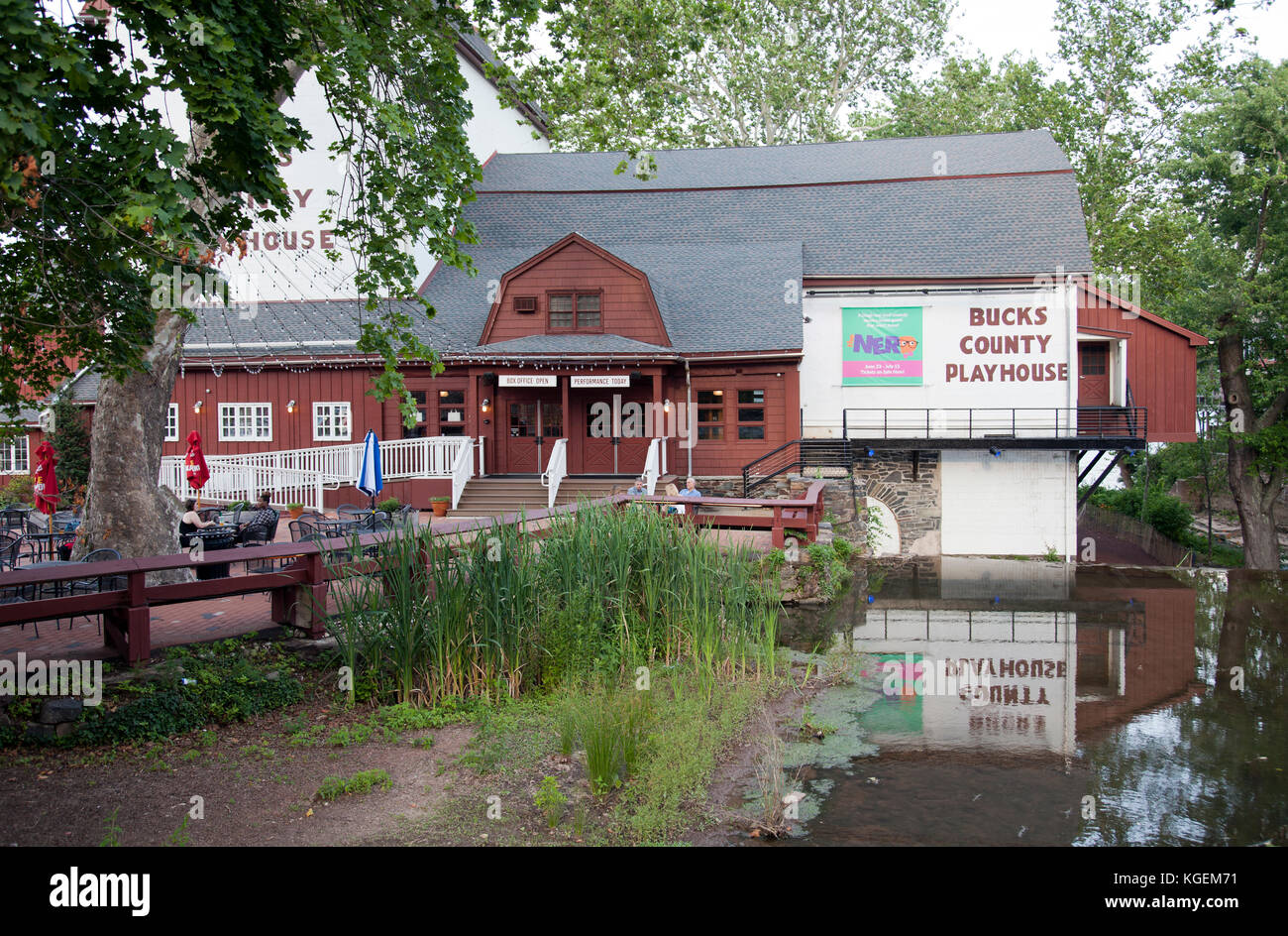 Bucks County Playhouse in New Hope Pennsylvania USA Stock Photo Alamy