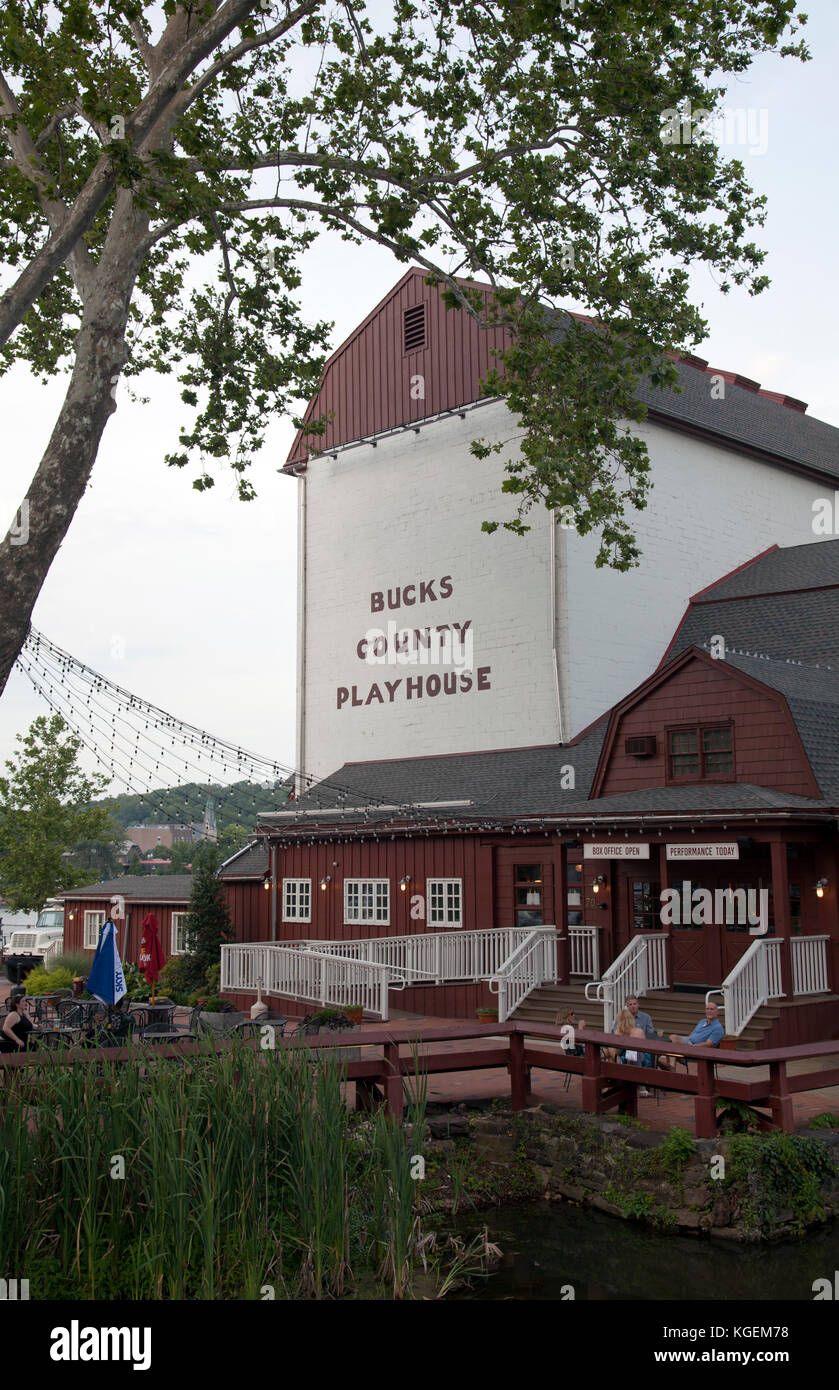 Bucks County Playhouse in New Hope Pennsylvania USA Stock Photo Alamy