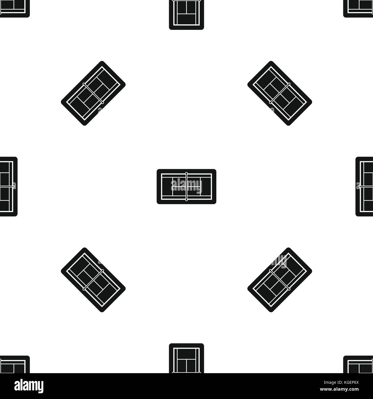 Tennis court pattern seamless black Stock Vector Image & Art - Alamy