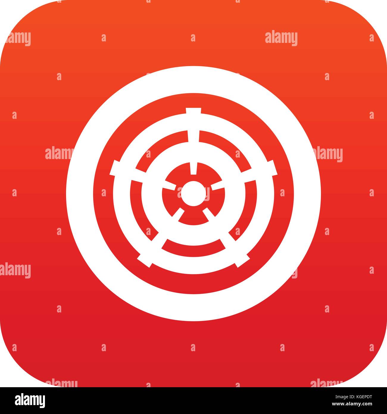 Car wheel icon digital red Stock Vector Image & Art - Alamy