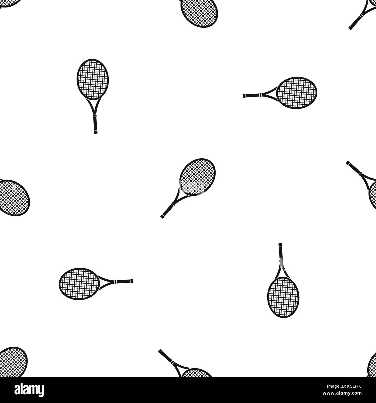 Tennis racket pattern seamless black Stock Vector Image & Art Alamy