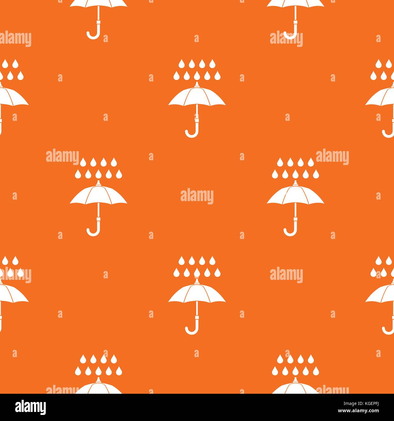 Umbrella and rain pattern seamless Stock Vector Image & Art - Alamy