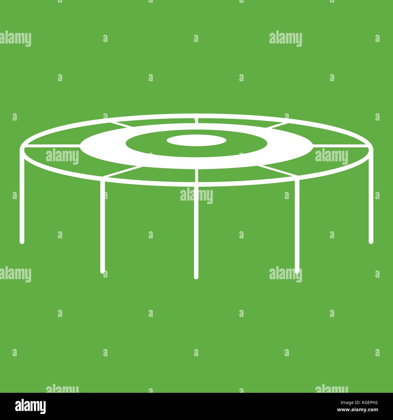 Trampoline icon green Stock Vector Image & Art - Alamy