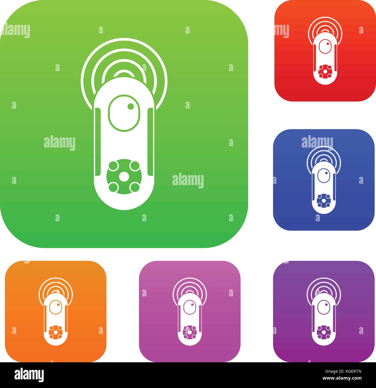 Game joystick set color collection Stock Vector Image & Art - Alamy