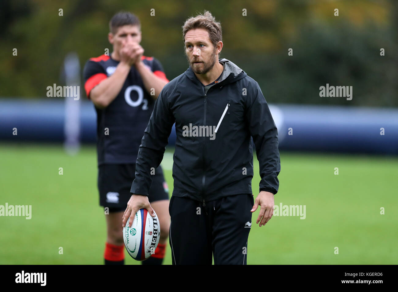 England Kicking Coach Jonny Wilkinson During The Training Session At Pennyhill Park Bagshot Stock Photo Alamy