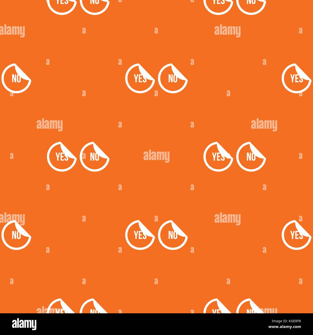 Yes and no buttons pattern seamless Stock Vector Image & Art - Alamy