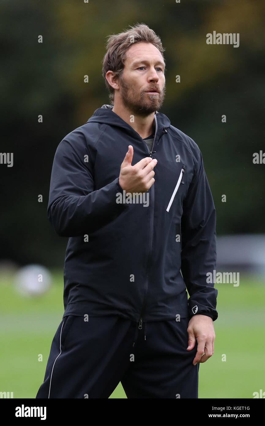 England Kicking Coach Jonny Wilkinson During The Training Session At Pennyhill Park Bagshot Stock Photo Alamy