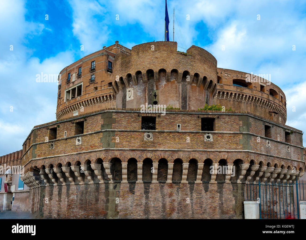 Hadrian's Mausoleum o castel Sant'Angelo, Rome, Italy Stock Photo - Alamy