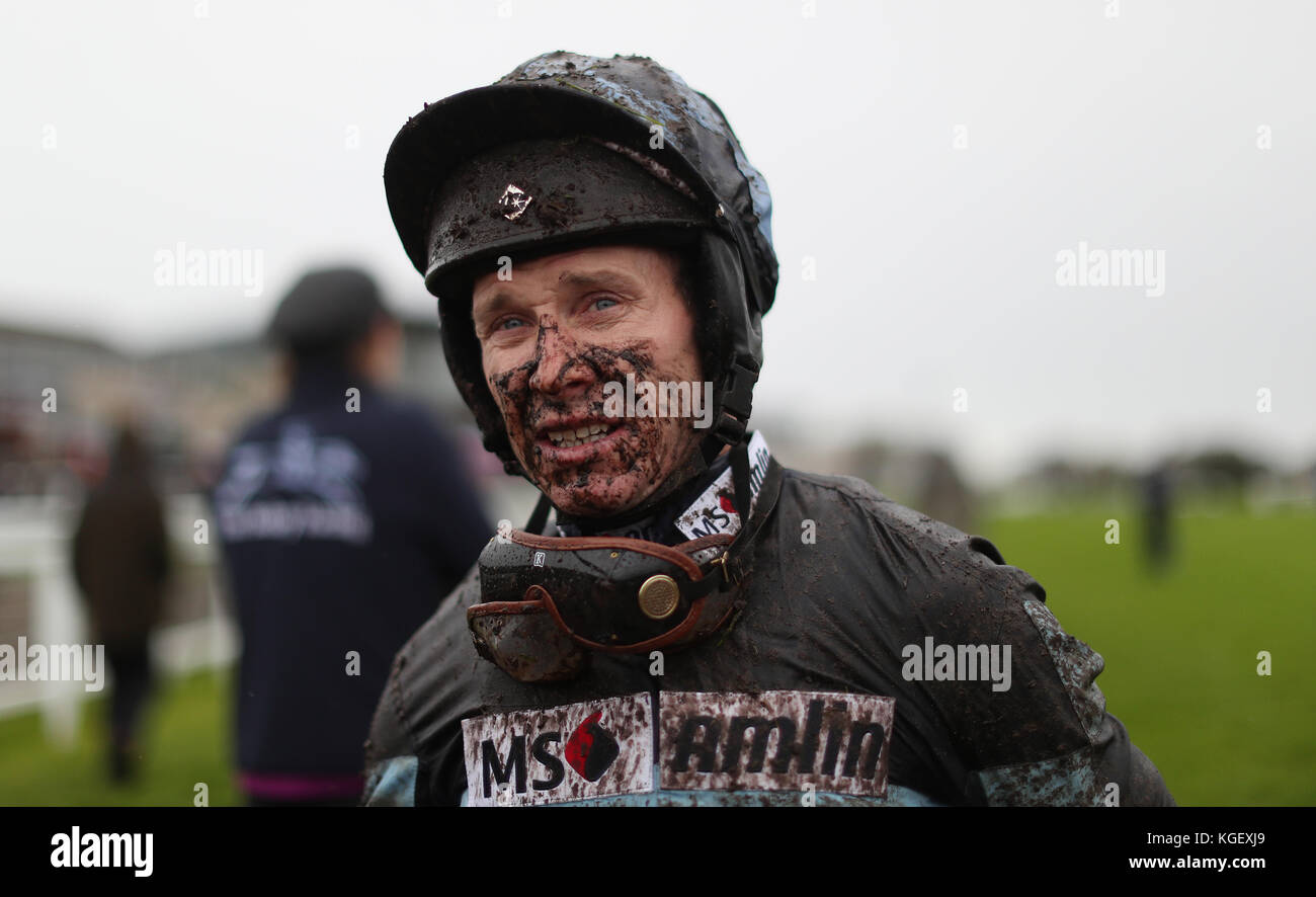 Jockey Richard Johnson after the Tom Malone Flat And Jumps Bloodstock Agent  Novices' Hurdle during 188 Bet Haldon Gold Cup Day at Exeter Racecourse  Stock Photo - Alamy