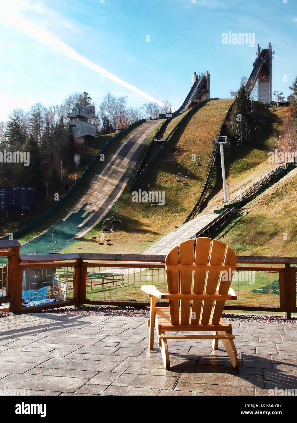 The Olympic Jumping Complex, Lake Placid, New York Stock Photo - Alamy