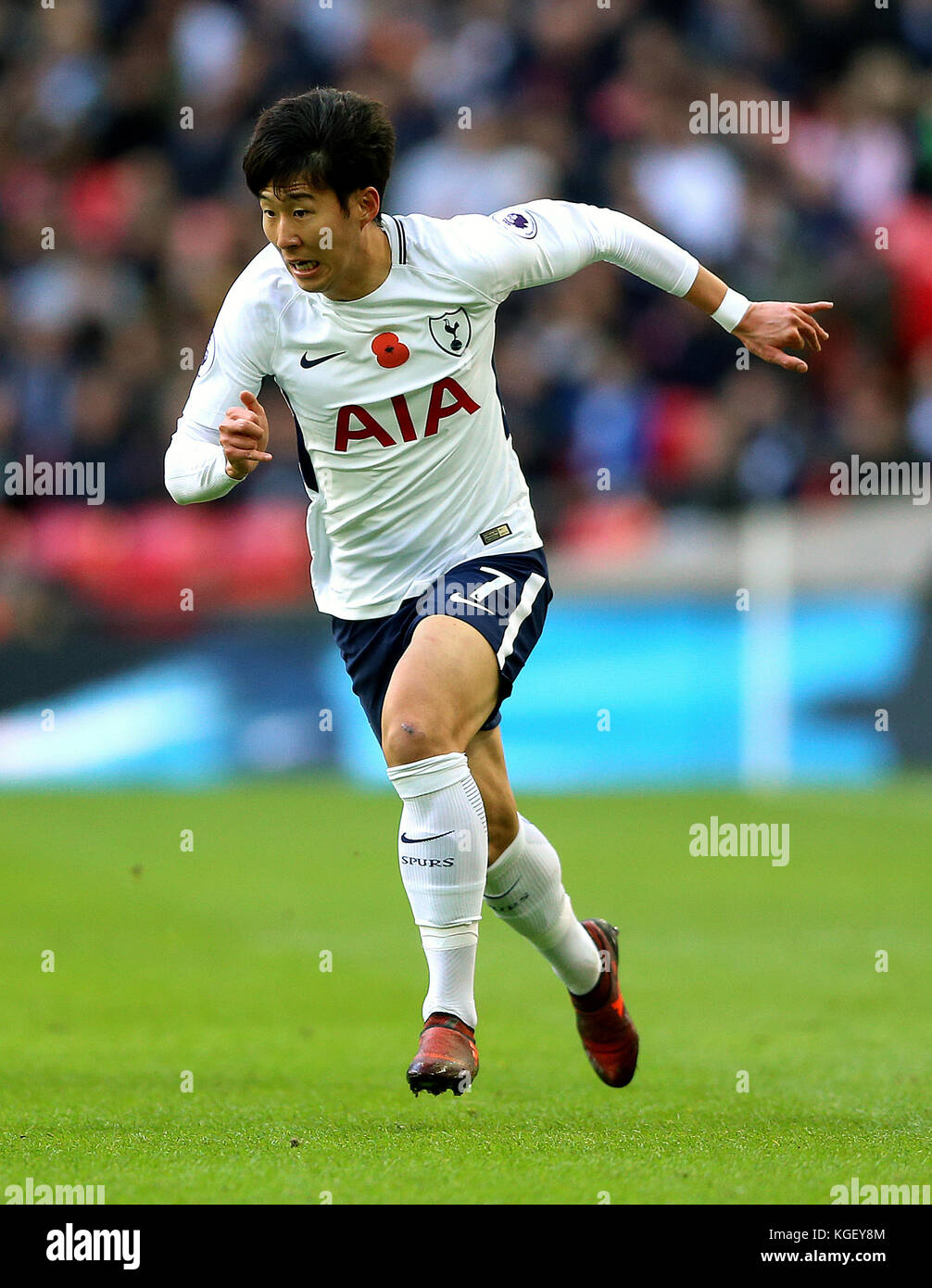 Photo autographe imprimée signée SON HEUNG-MIN TOTTENHAM