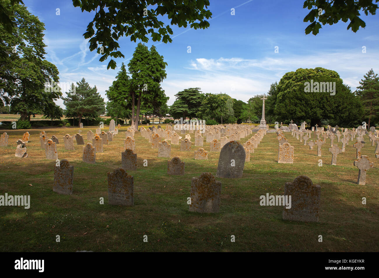Clayhall Royal Naval Cemetery, Alverstoke, Gosport, Hampshire, UK Stock Photo